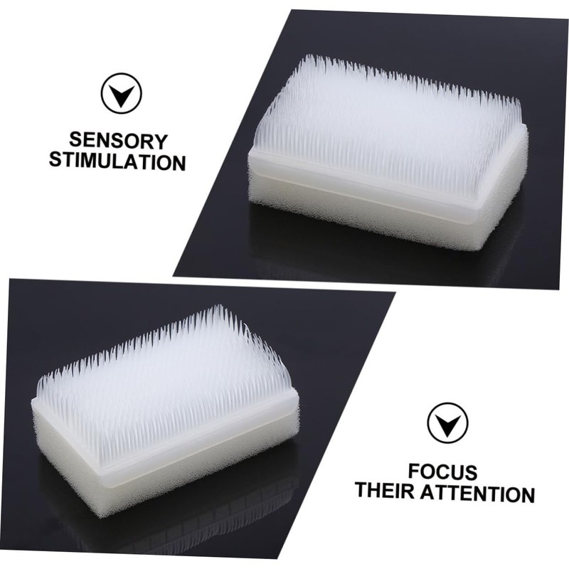 DOITOOL 3sets Brush Therapy Sensory Brush Bristle Therapy for Children