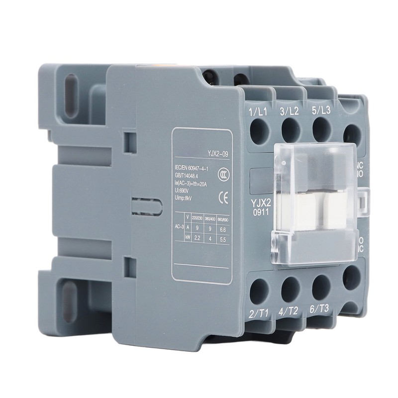 9A Universal AC Contactor 1NO 1NC Auxiliary Contact Electrical Contactor