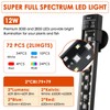 hygger Dual Channel Submersible Aquarium Light,12W Fish Tank LED Light