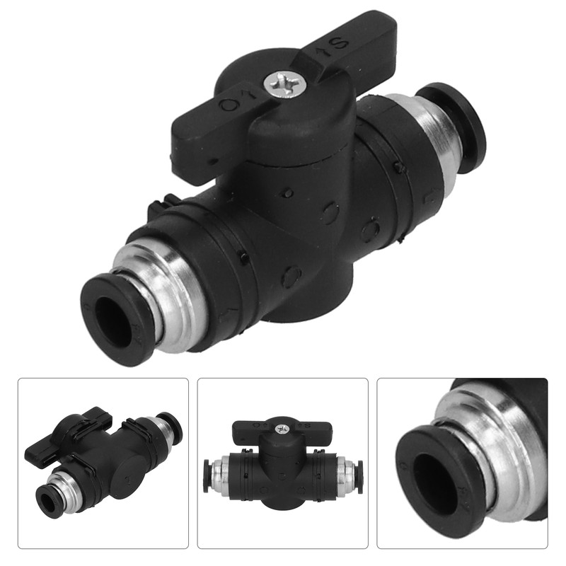 Air Flow Control Valve Pneumatic Connector Manual Adjust Quick Connect