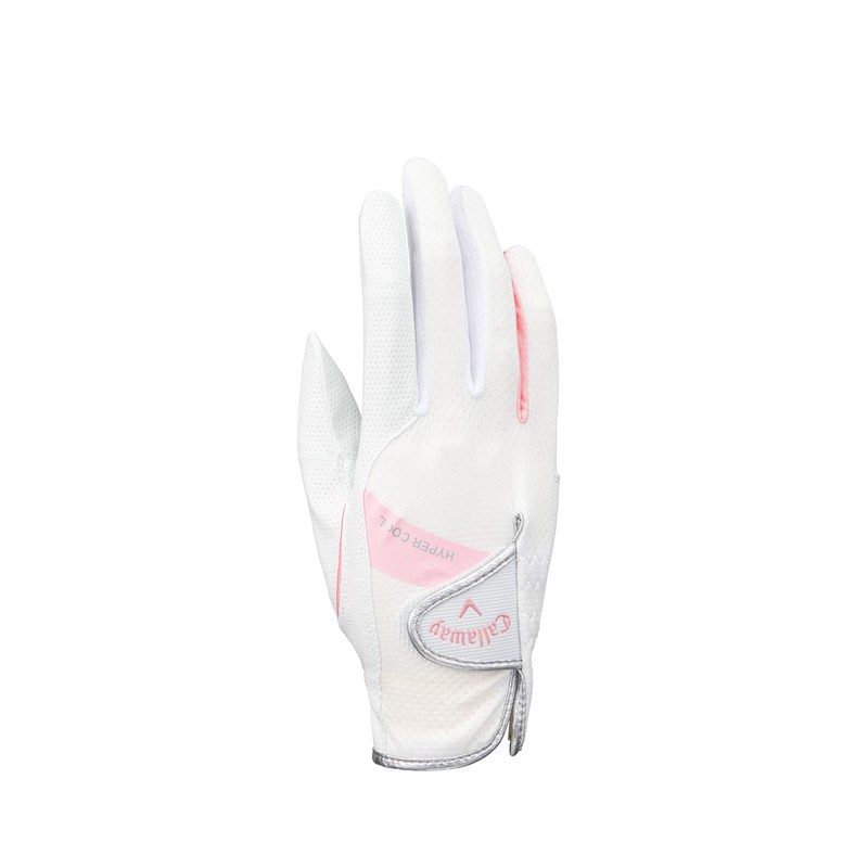 Callaway Gloves HYPER COOL DUAL WMS WHT/PNK 18 23 (18