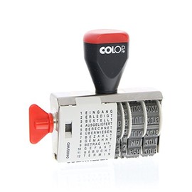 COLOP Bänderstempel 04000 / WD 4 MM with 12 Texts 04000 / WD / Date