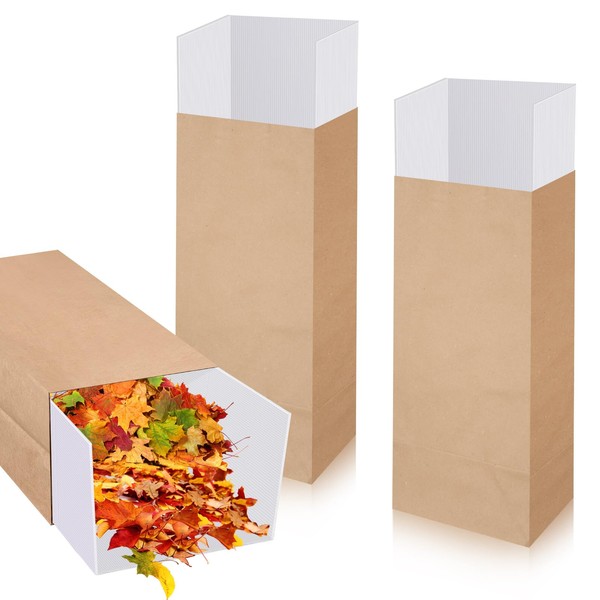 Tioncy 2 Pcs Lawn and Leaf Chute Paper Leaf Bag