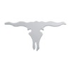 GG Grand General 90221 Chrome Small 'Long Horn Skull' Mud