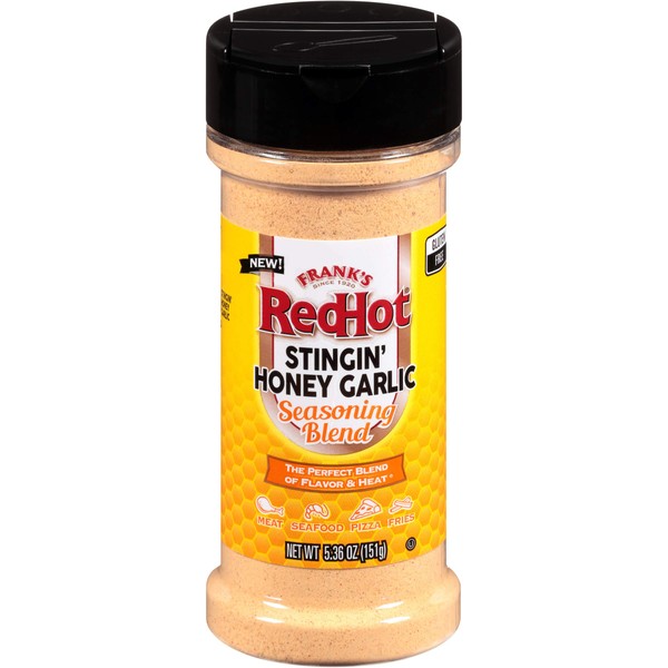 Frank's RedHot Stingin' Honey Garlic Seasoning Blend (Gluten Free), 5.36 oz (Pack of 6)