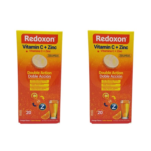 Redoxon Vitamin C with Zinc. Effervescent Dietary Supplement. Helps Your