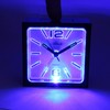 Atlanta Quartz alarm clock without ticking, creeping second, light, flashing