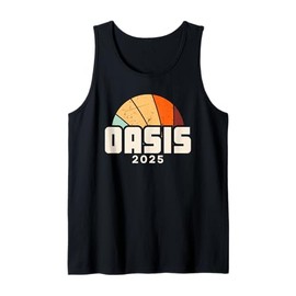 Oasis 2025 Vacation California CA Vintage Retro Souvenirs Tank Top