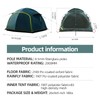 EchoSmile Tents for Camping 4/8 Person Waterproof Spacious Family Dome