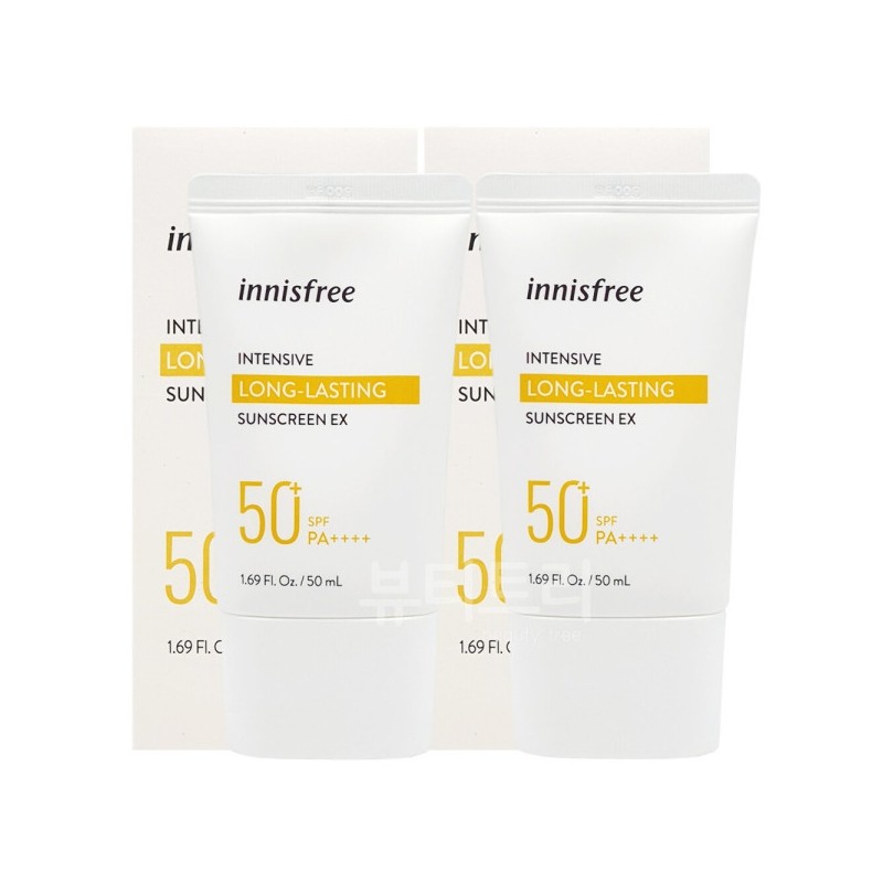 Innisfree Intensive Long-Lasting Sunscreen EX 50ml+50ml / 이니스프리 인텐시브 롱래스팅