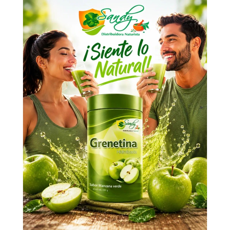 Grenetina Hidrolizada Polvo 550g M. Verde Sandy