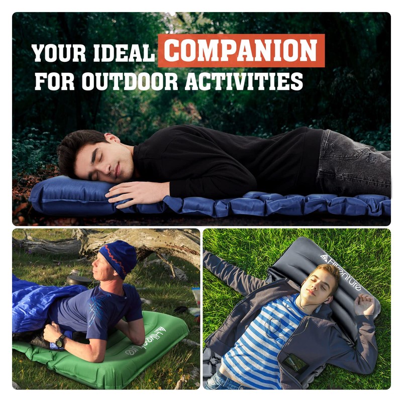 Hikenture Camping Sleeping Mat, Small Pack Size, Ultralight Sleeping Mat,