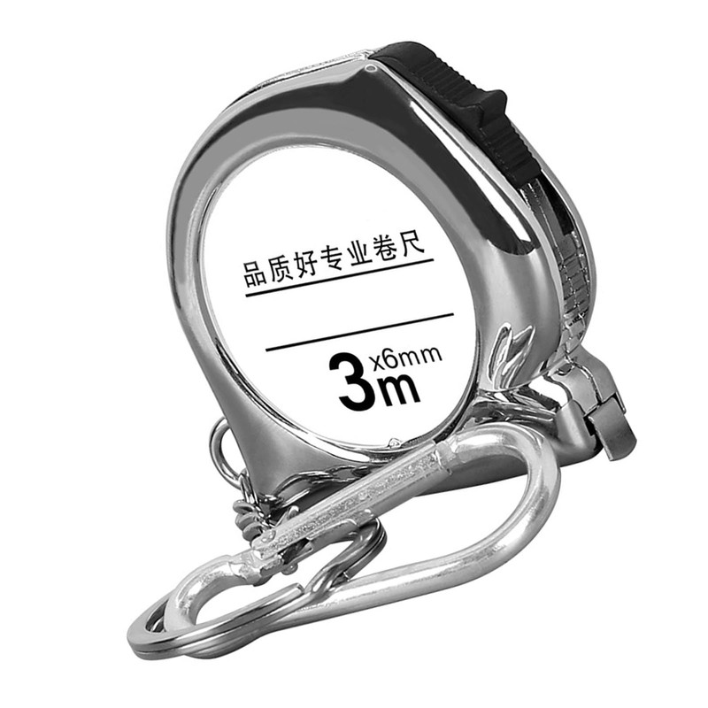 Mini Steel Tape Measure Keychain, Portable Clear Scale Measuring Tool