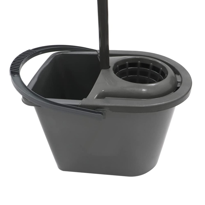 JVL 15 Litre Recycled Plastic Mop Bucket, Grey