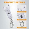 Portable Precise Thread Size Tester, Inch and Metric Thread Gauge,