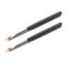 WOKOTO 2PCS Black Nail Ombre Brushes Gradient Painting Pens Brushes
