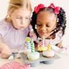Melissa & Doug Bake & Decorate Wooden Cupcake Kit, with