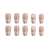 Nail Tip, Long False Claws, Stylish, Cat Eye Stone, Long,