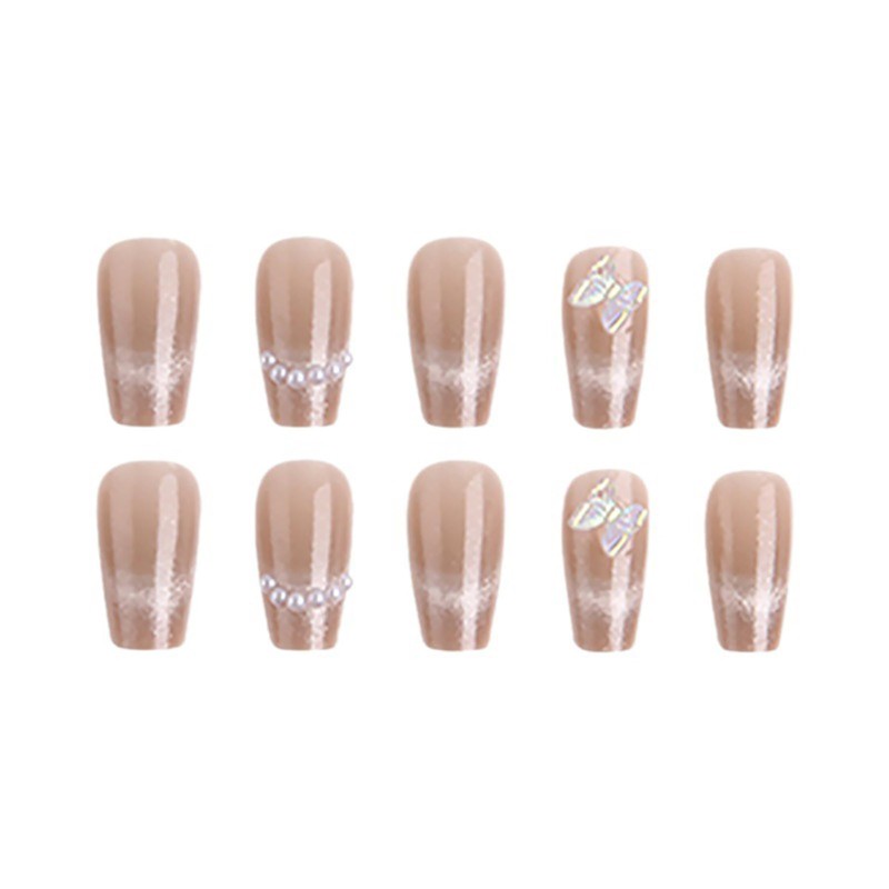 Nail Tip, Long False Claws, Stylish, Cat Eye Stone, Long,