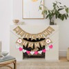 Welcome Home Banner Burlap Welcome Home Decorations, Rustic Bunting Garland
