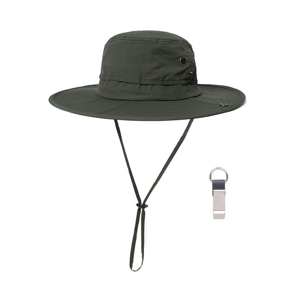 PLCWSCFV Sun Hats for Men Bucket Boonie UV Protection UPF50+