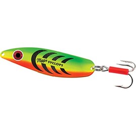 Mepp's Syclops Treble Hook Fishing Lure, 1/2-Ounce, Hot Fire Tiger (SY1 HFT)
