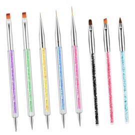 OHPHCALL Dual-ended Dotting Tools for Nail Art Wear-resistant Lightweight Professional Nail Design Pens for Diamond Decoration Double-head Single-head Tools