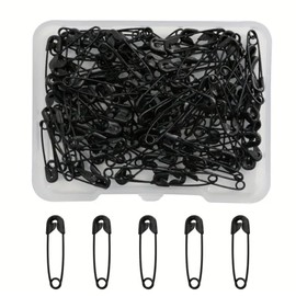 120 Pcs 19mm Safety Pins, Safety Pins For Clothes - Perfect for Arts Crafts Sewing Hemming Textile Fabric Baby Clothing - Strong Nickel Plated Craft Pins