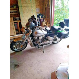 JMei ALL NEW Honda VTX 1300C 1800 F C Sissy Bar Backrest with Luggage Rack 2005-2009