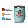 Bird Lover Teal Edition Wine Tumbler 12oz - Awsome Bird