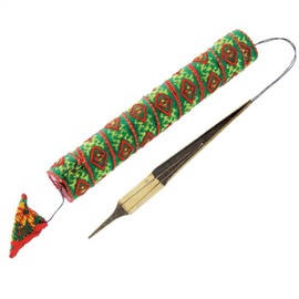 mysevendo Dan Moi 's Harp from Vietnam Precise Fine Brass with Bamboo Cover Mouth Easy to Play Fine Modulated Instrument Music Sound Percussion World Music