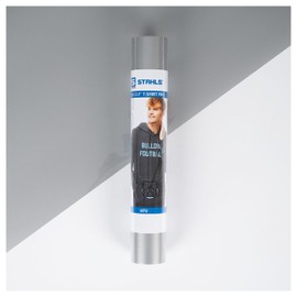 Stahls’ HTV Heat Transfer Vinyl CAD-Cut T-Shirt Pro Lab-Tested for 50+ Washes Works with Any Vinyl Cutter Pro Results for Any Skill Level, Iron on Vinyl (Metallic Silver, 6FT Roll)