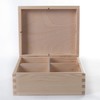 Wooden Decorative Box with 4 Compartments | 18 x 15.5