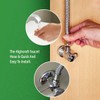 Everflow 27108-NL-2 Braided Faucet Connector 8" Long, 1/2" IPS Brass