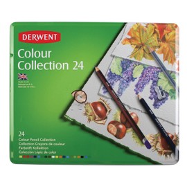 Derwent Colored Pencil Collection, Metal Tin, 24 Count (0700212)