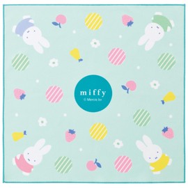 Skater KBST43-A Sticky Lunch Cloth, Easy No Tie Miffy