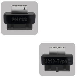 XRIKUI USB Front Panel Adapter 19-Pin Internal Connector for PC Motherboards to USB 3.1/3.2 Type-C Front Type-E(19/20Pin)
