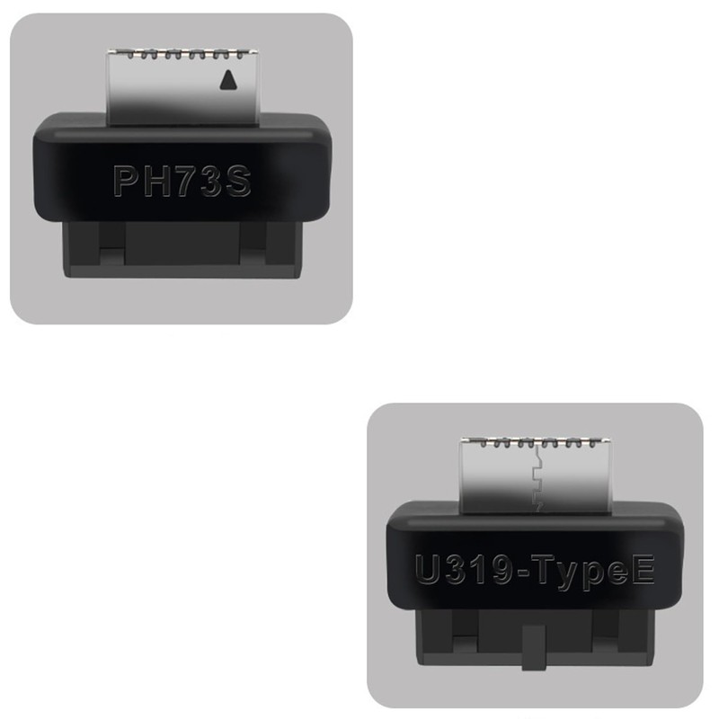 XRIKUI USB Front Panel Adapter 19-Pin Internal Connector for PC