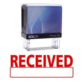 Printtoo Received Self Inking Stamp Red Ink Office Desk Custom Rubber Stamp Colop Stamper