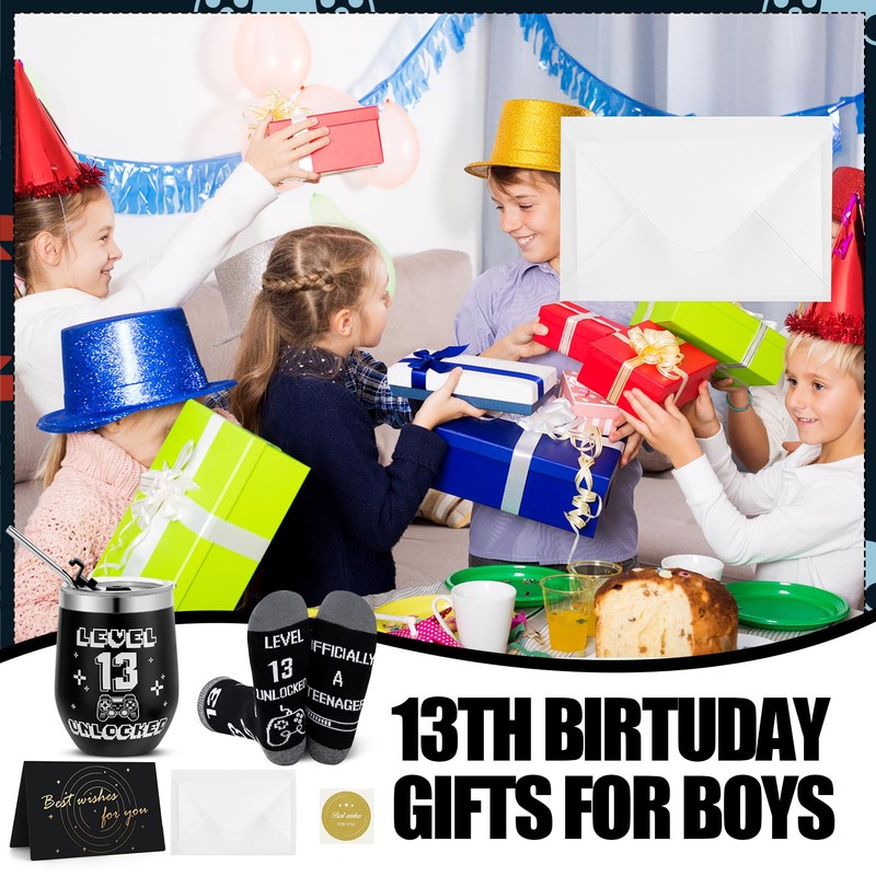 saerryor 13th Birthday Gifts for Boys,4 Pcs Funny Gift for