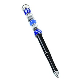 Lillian Rose Blue Removable Crystal Glass Beads Pen DIY