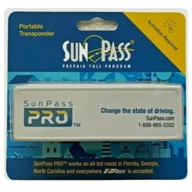 Sunpass Sun Pass Transponder Portable Prepaid Toll Program for Florida Only