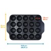 Happy Sales HSTKP20, Nonstick Baking Tray Takoyaki Pan, Aebleskiver Ebelskivers
