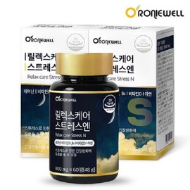 Roniwell [2 Bottles] Roniwell Relax Care Stress N, 60 tablets, 1 tablet a day, comfortable relaxation care / [2병] 로니웰 릴렉스케어 스트레스엔 60정 하루 1정 편안한 휴식케어