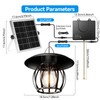 Solar Shed Light Pendant Light Pull wire Chandelier Auto Dusk