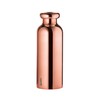 Guzzini Travel Thermal Bottle, Stainless Steel, Gold, 0