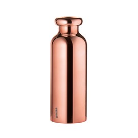 Guzzini Travel Thermal Bottle, Stainless Steel, Gold, 0