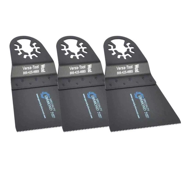Versa Tool AB3D-D 65mm HCS Multi-Tool Saw 3 Blade Display