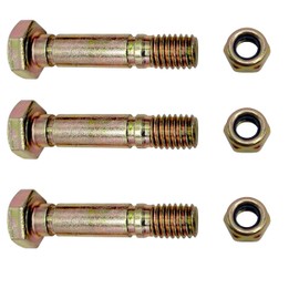 TGBoBiFiveY 3 PK 52100100 Shear Pin Bolt & Nuts Replacement for Ariens 521001 ST24E ST24ET ST24DLE ST24LE Snow Blower