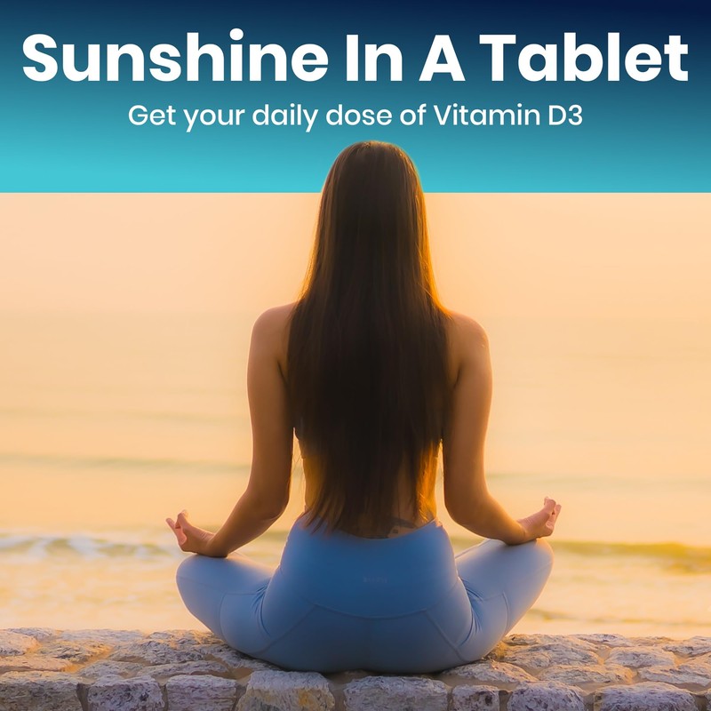 Red Label Health Vitamin D3 4000 IU, Pack of 200